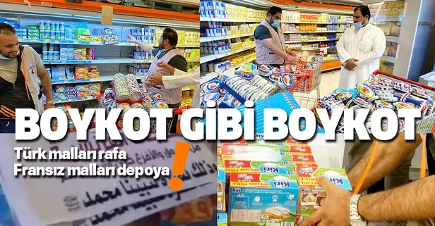 Arap halkından Fransız mallarına boykot!