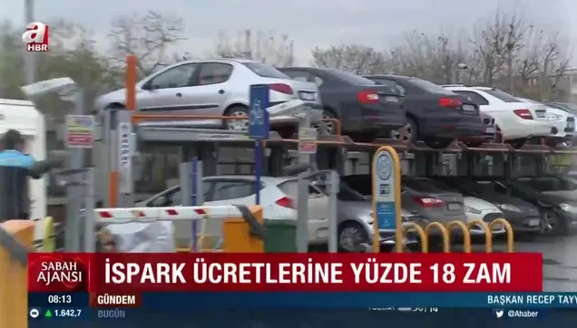 İSPARK ücretlerine yüzde 18'lik zam!