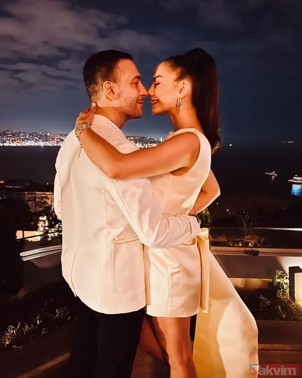 5 ay önce evlenen Demet Özdemir ile Oğuzhan Koç’u hiç böyle görmediniz! Taze gelin Demet koltukta uzanıp eşiyle sarmaş dolaş... - 3