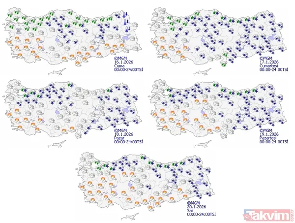 Kar yeniden İstanbul’da! Hafta sonu için Bakanlık'tan soğuk hava ve buzlanma uyarısı - 18