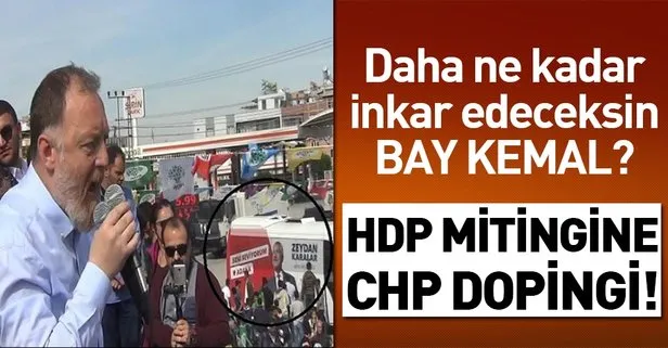 HDP Eş Genel Başkanı Sezai Temelli’nin Adana mitingine CHP desteği