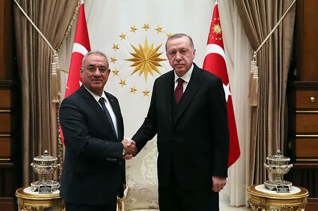 DSP Genel Başkanı Önder Aksakal Başkan Erdoğan ile görüşmesinin ardından açıklamalarda bulundu