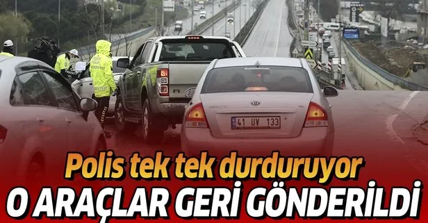 Son dakika: İstanbul’un giriş ve çıkışında koronavirüs denetimi devam ediyor! Polis tek tek durdurdu