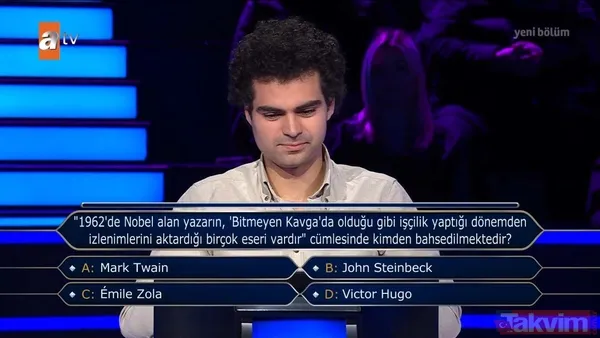 Kim Milyoner Olmak İster'de geceye damga vuran Hababam Sınıfı sorusu! - 27