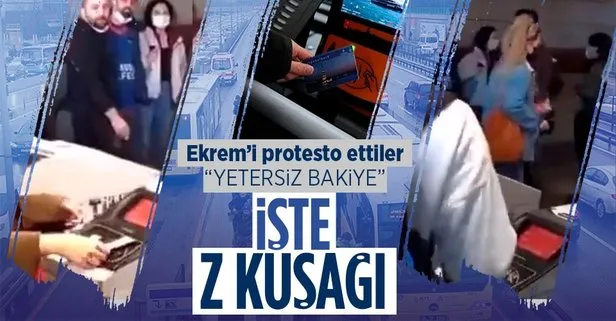 Üniversite öğrencilerinden İBB’nin ulaşım zammına protesto! Boş İstanbul Kartlarla turnikeye koştular
