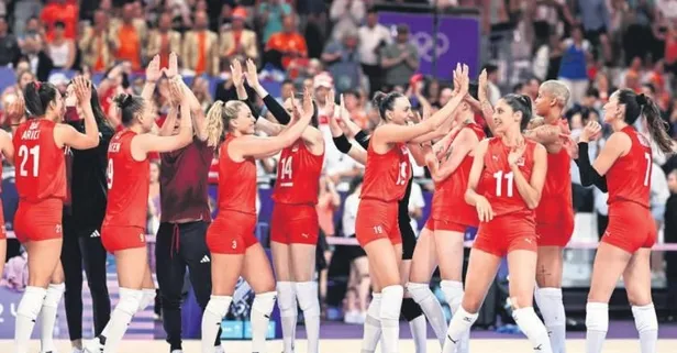 A Milli Kadın Voleybol Takımımız olimpiyatlarda çeyrek final maçına çıkıyor!