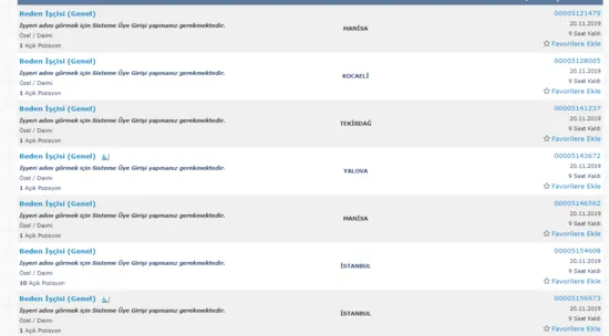 2255 ilanda en az ilkokul mezunu personel alınacak! İşte kadrolar ve başvuru şartları-2