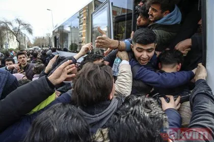 Göçmenler Avrupa yolunda! Sınıra gidebilmek için birbirlerini ezdiler
