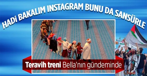 Türkiye’deki çocukların ’Teravih Treni’ dünyaca ünlü Filistinli model Bella Hadid’in gündeminde