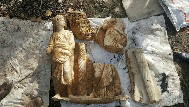 Isparta’da 1600 yıllık Sidamara lahdi ele geçirildi-1
