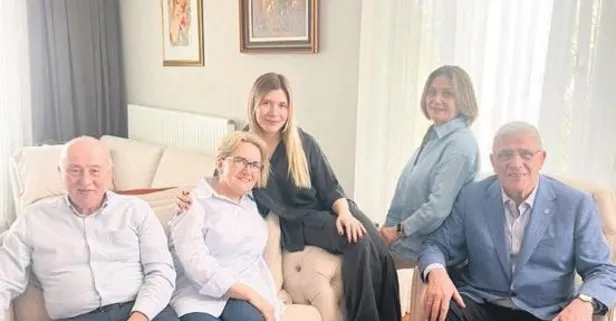 İYİ Parti Genel Başkanı Müsavat Dervişoğlu, Meral Akşener’i evinde ziyaret etti