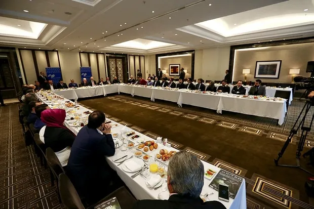 Kurtulmuş medya kuruluşlarının temsilcileriyle buluştu-1