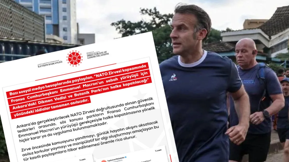 DMM'den NATO Zirvesi'ne ilişkin iddialara yalanlama: Macron için park kapatılmayacak | Alman DW'den TEMA çarpıtması