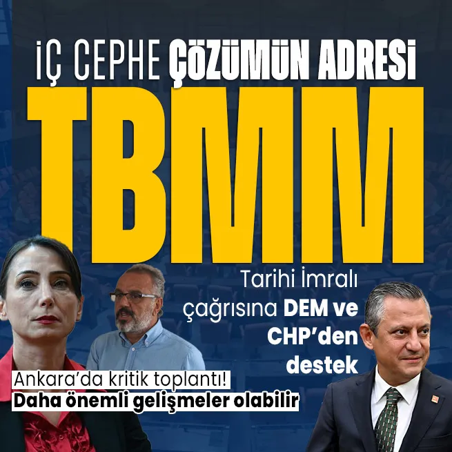 DEM Parti ve CHPden Devlet Bahçelinin İmralı çağrısına yanıt: Çözümün yolu TBMMdir