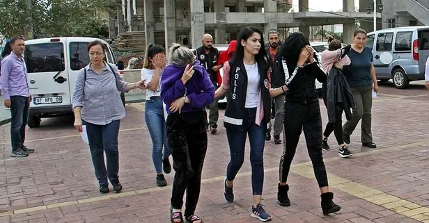 Antalya’da fuhuş operasyonu! Tek tek gözaltına alındılar