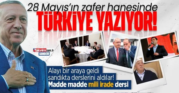 Başkan Recep Tayyip Erdoğan liderliğindeki Türkiye kazandı, hasımları kaybetti: Madde madde 28 Mayıs’ın röntgeni