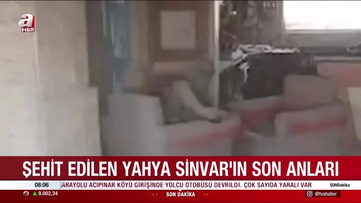 Şehit edilen Yahya Sinwar’ın son anları!