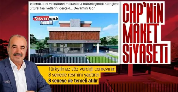 CHP’li Hayri Türkyılmaz’ın maket siyaseti! Söz verdiği cemevinin 8 yılda ancak resmini yaptırdı