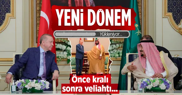Başkan Erdoğan'dan Suudi Arabistan'a ziyaret! Kral Selman ve Veliaht Prens bin Selman ile görüştü