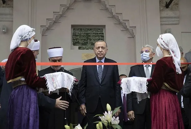 Başkan Erdoğan'dan Saraybosna'da Başçarşı Camii'nin açılışında önemli açıklamalar-7