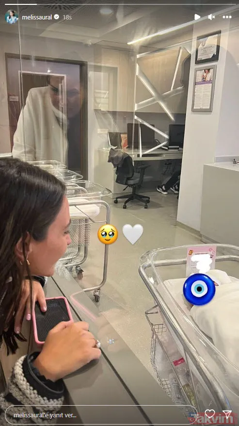 Hakan Ural ile Sibel Can'ın kızı Melisa Ural'dan bebek paylaşımı! Annesinin canlı yayındaki zor anlarına kayıtsız kalamamıştı - 8