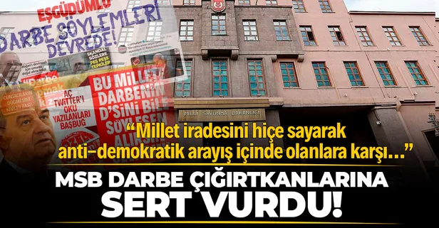 MSB'den Can Ataklı ve İlker Başbuğ'un darbe imalarına tepki: Anti-demokratik arayıştakilere karşı mücadelemiz sürecektir
