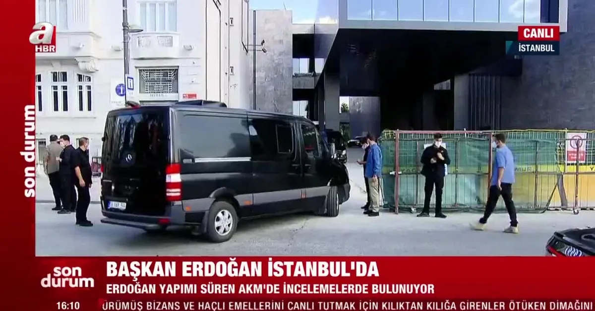 Başkan Erdoğan AKM'de!