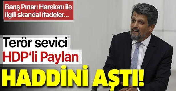 HDP’li Garo Paylan haddini aştı! Barış Pınarı Harekatı ile ilgili skandal ifadeler