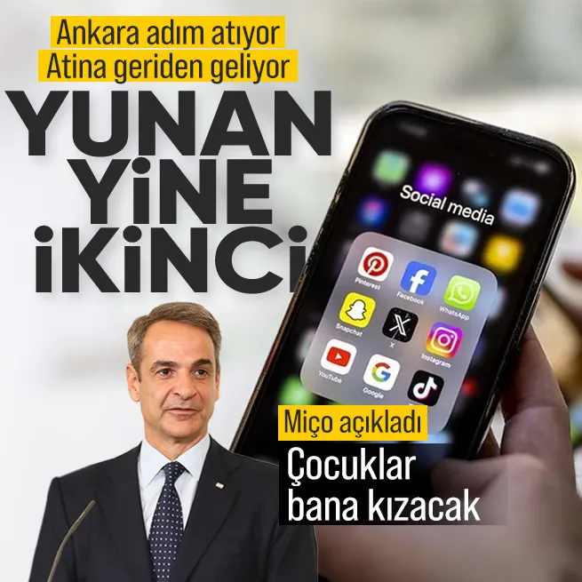Türkiyeden sonra Yunanistanda sosyal medya kararı: 15 yaş altına yasak