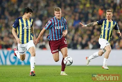 Fenerbahçe, Trabzonspor karşısında 10 kişi! İrfan Can Kahveci kırmızı kart gördü: İşte o pozisyon