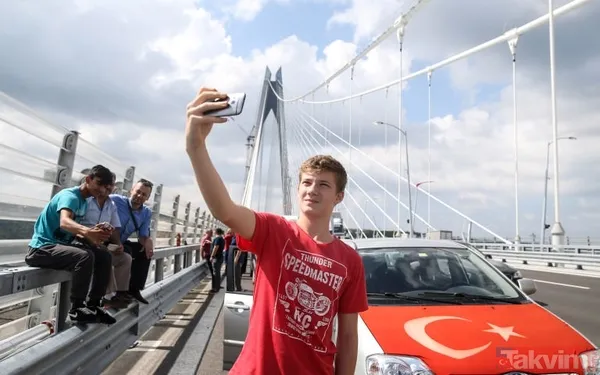 Yavuz Sultan Selim Köprüsü'nde ilk gün trafiği - 5