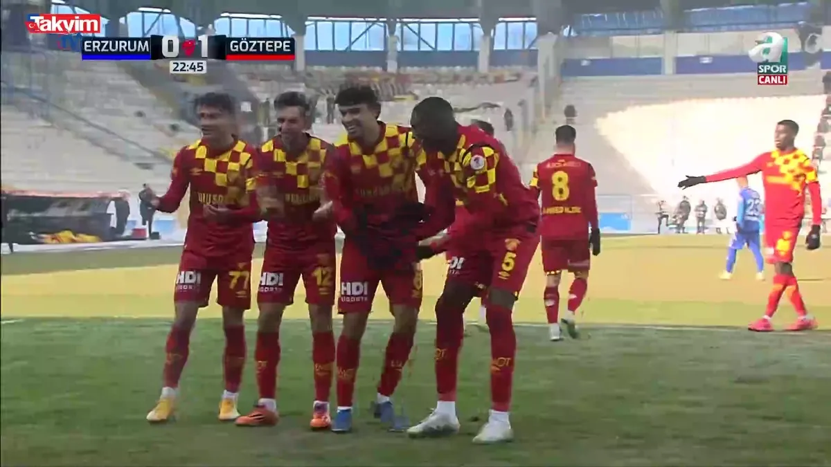 Göztepe Victor Hugo'nun golüyle öne geçti!