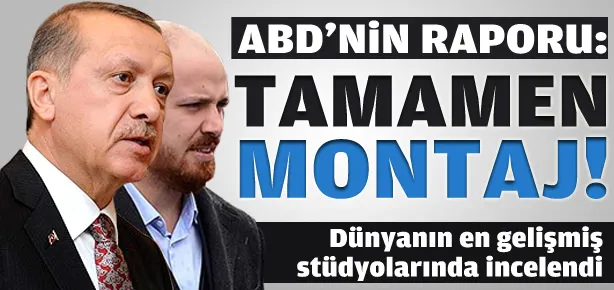 ABD’nin raporu ’montaj’ dedi