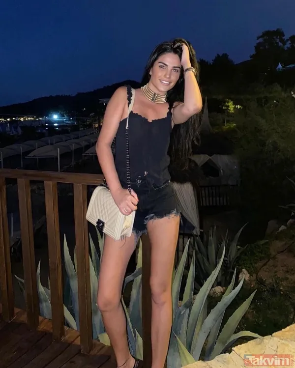 Berdan Mardini'nin eski eşine bakın! Fatoş Yelliler leopar desenli ip askılısıyla öpücük dağıttı! Frikik verince... - 6