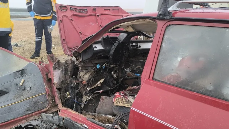 Kırşehir'de feci kaza (DHA)