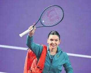 Halep’ten kortlara veda