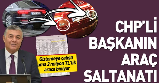 CHP’li Şükrü Genç'in araç saltanatı