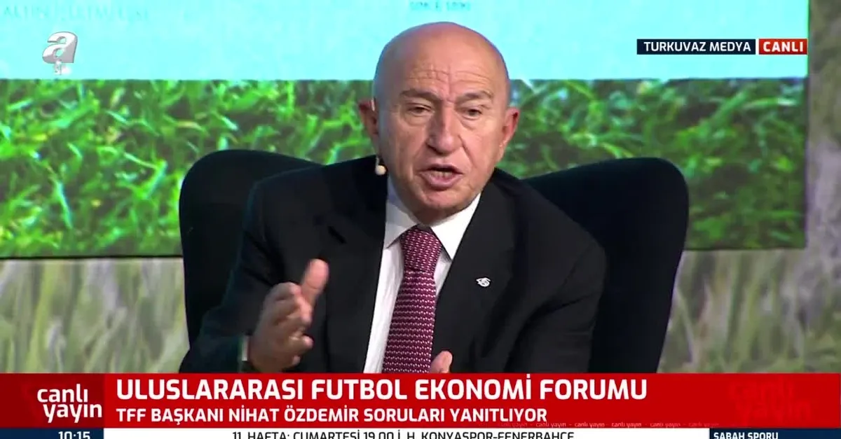 TFF Başkanı Nihat Özdemir'den yayın ihalesi açıklaması: ''Yeni bir firma ile...''