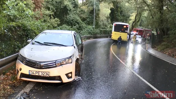 SON DAKİKA: İETT kazalarında bugün! Maltepe ve Sarıyer'de ortalık karıştı: Öğrenciler yağmurda yürüdü D-100 kapandı - 9