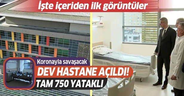Dev hastane açıldı! Koronayla savaşacak