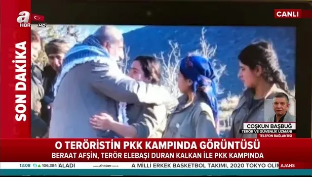 İşte etkisiz hale getirilen terörist Beraat Afşin'in PKK kampındaki görüntüleri