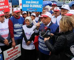 Hak-İşten CHPli belediyelerdeki işçi kıyımına karşı yürüyüş