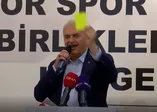 Binali Yıldırım'dan sarı kart!