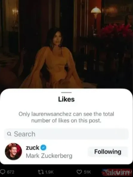 Mark Zuckerberg Jeff Bezos’un sevgilisine göz mü dikti? Önce dekoltesine baktı sonra Instagram’dan beğendi - 3