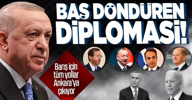 Başkan Erdoğan’dan baş döndüren diplomasi trafiği! Tüm yollar Ankara’ya çıkıyor