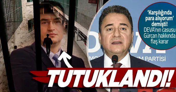 "Siyasi casusluk" faaliyetleri yürüten DEVA Partisi kurucu üyesi Metin Gürcan tutuklandı