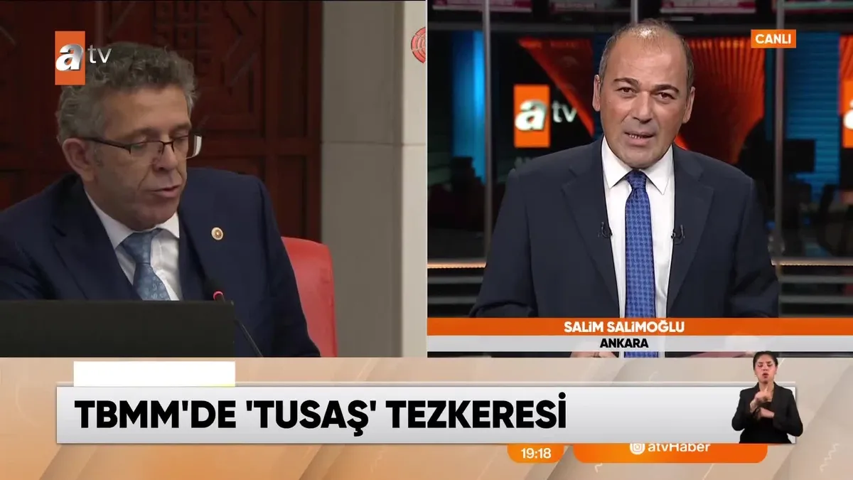 TBMM'DE ''TUSAŞ'' TEZKERESİ! DEM PARTİ EZBER BOZDU!