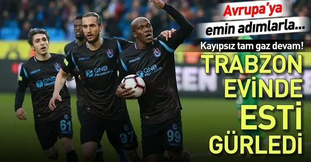 Maç sonucu: Trabzonspor 2-1 Yeni Malatyaspor