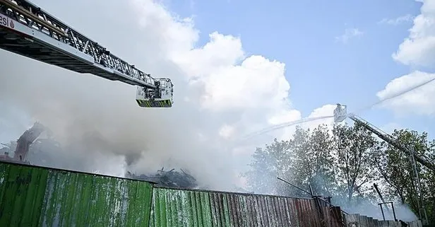 Avcılar’da korku dolu anlar: Yangın sırasında patlama!