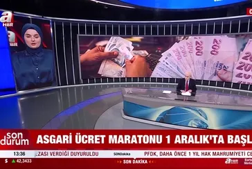 Asgari ücret maratonu 1 Aralık'ta başlıyor